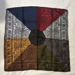 All Silk Hand Rolled Square Scarf. Quiet Luxury.